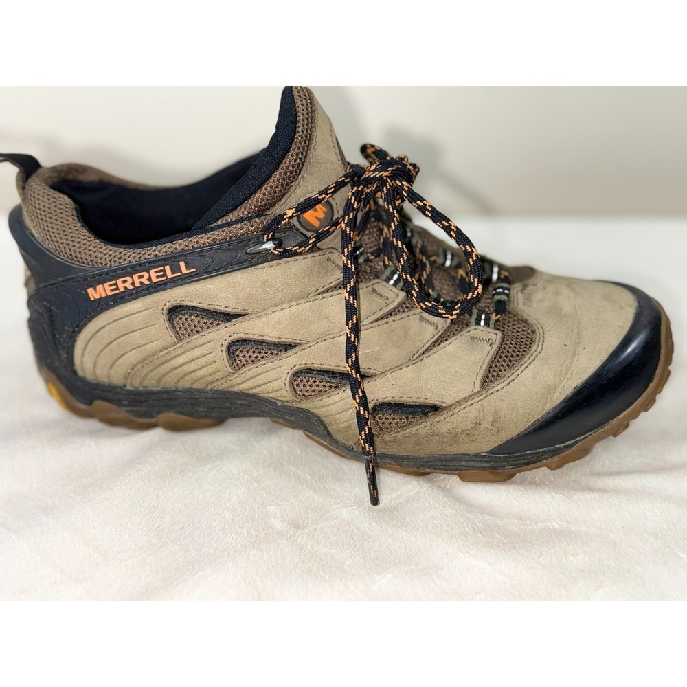 Merrell Chameleon Shift Ventilator Mens Size 10 Dusty Olive Vibram Hiking Shoes - Picture 2 of 11